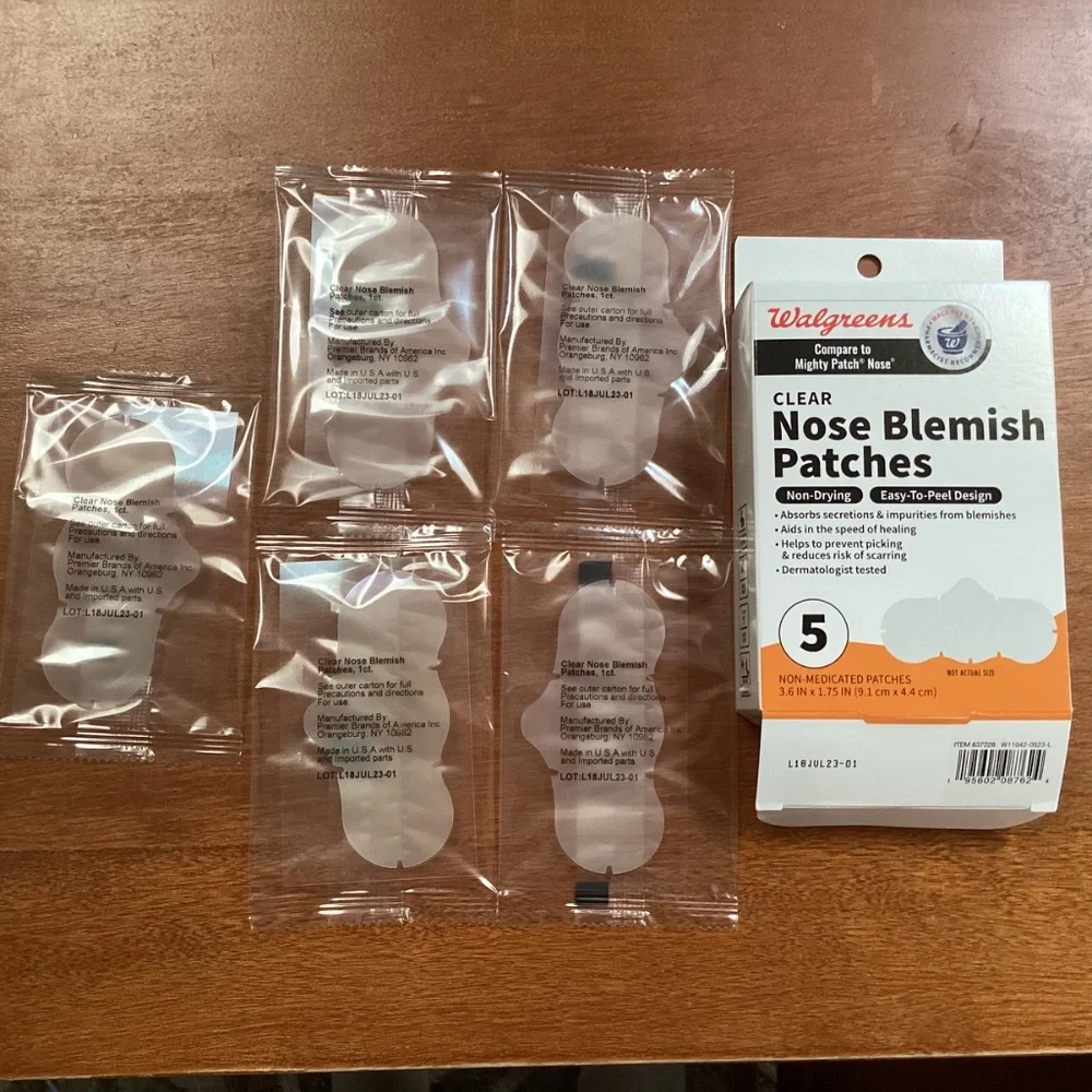 Walgreens Clear Face and Nose Blemish Patches Bundle of 2 Boxes NEW